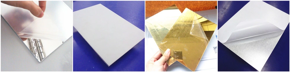 4X8 Inch Gold Mirror Acrylic Sheet Mirror Gold Acrylic Sheet